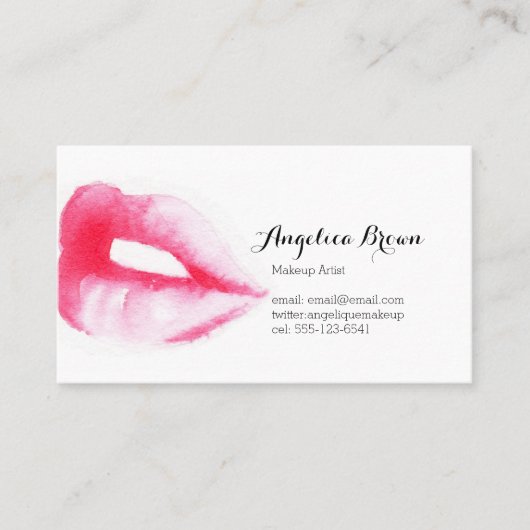 Visitekaartje van geverfde spoelen (Voorkant)