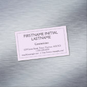 Visitekaartje van gewone en traditionele cosmetisc magnetisch visitekaartje (Voorbeeld)