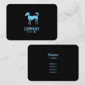 Visitekaartje van gezelschapsdieren (Voorkant / Achterkant)