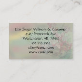 Visitekaartje van gierijen of van kostuums (Achterkant)