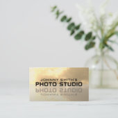 Visitekaartje van gladde oppervlaktespiegels (Staand voorkant)