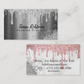 Visitekaartje van Glitter Wedding Event Planniding (Voorkant / Achterkant)