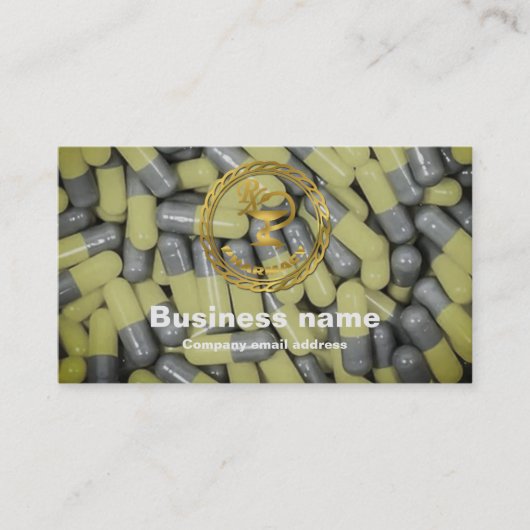 Visitekaartje van goudgeneesmiddelen (Voorkant)