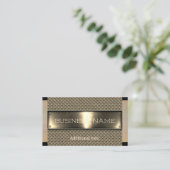 Visitekaartje van goudstaal (Staand voorkant)