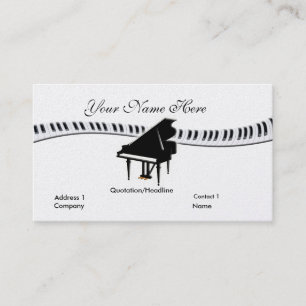 Visitekaartje van Grand Piano en Keyboard