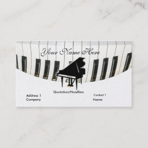 Visitekaartje van Grand Piano en Keyboard