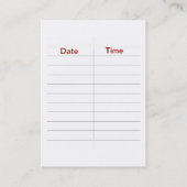 Visitekaartje van Green Beauty Spa Salon (Achterkant)