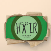 Visitekaartje van groene haarbergen