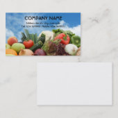 Visitekaartje van groenten en fruit (Voorkant / Achterkant)