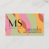 Visitekaartje van Groovy Eyelash Salon Technicia (Achterkant)