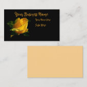 Visitekaartje van grote gele rozenrog (Voorkant / Achterkant)