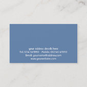 Visitekaartje van Grunge Butterflies (Achterkant)