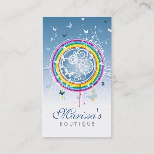 Visitekaartje van Grunge Butterflies (Voorkant)