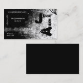 visitekaartje van grunge sneeuw (Voorkant / Achterkant)