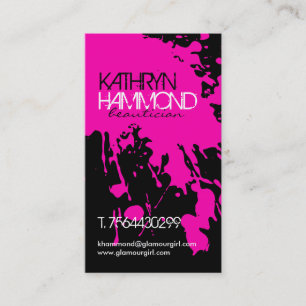 Visitekaartje van Grunge Splatter