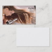 Visitekaartje van hairdresser (Voorkant / Achterkant)