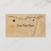 Visitekaartje van hangende sterren (Achterkant)