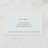 Visitekaartje van harmoniesymbool (Achterkant)