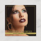 Visitekaartje van het Artist Square Vegan Makeup (Voorkant)