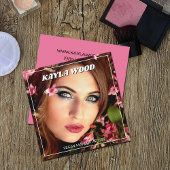 Visitekaartje van het Artist Square Vegan Makeup