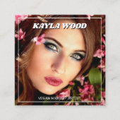 Visitekaartje van het Artist Square Vegan Makeup (Voorkant)