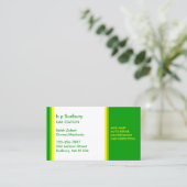 Visitekaartje van het benzinestation (Staand voorkant)