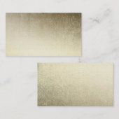 Visitekaartje van het blanco grunge metal-ontwerp (Voorkant / Achterkant)