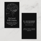 visitekaartje van het computercircuit (Voorkant / Achterkant)