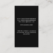 visitekaartje van het computercircuit (Achterkant)