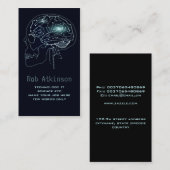 visitekaartje van het computercircuit (Voorkant / Achterkant)