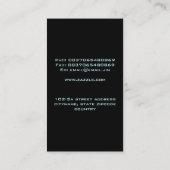 visitekaartje van het computercircuit (Achterkant)