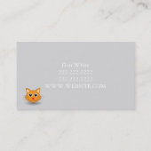 Visitekaartje van het controlecentrum voor gezelsc (Achterkant)