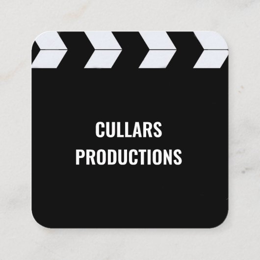 visitekaartje van het directeursklepbord (Achterkant)