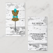 Visitekaartje van het Franse dress Wire Mannequinn (Voorkant / Achterkant)