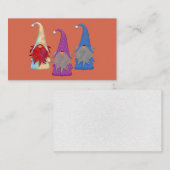 Visitekaartje van het Gnomes Trio (Voorkant / Achterkant)