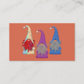 Visitekaartje van het Gnomes Trio (Voorkant)