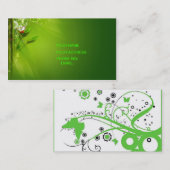 visitekaartje van het groene luchtruim (Voorkant / Achterkant)