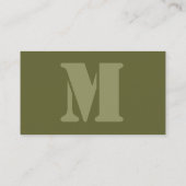 Visitekaartje van het Groene Stencil Leger (Achterkant)