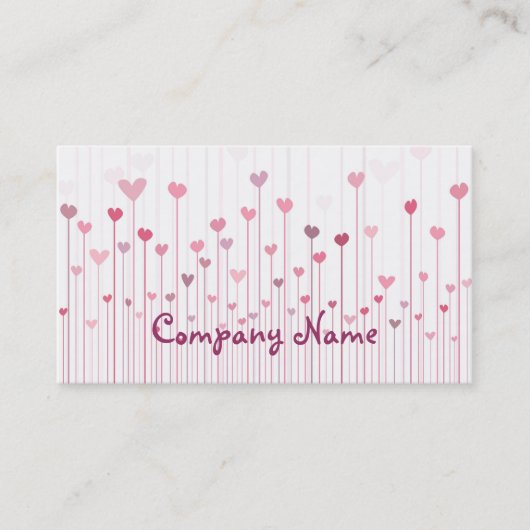 Visitekaartje van het hart (Voorkant)