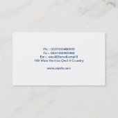 visitekaartje van het hartstelsel (Achterkant)