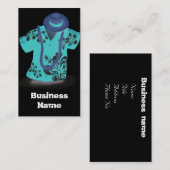 Visitekaartje van het Hawaiiaanse shirt (Voorkant / Achterkant)