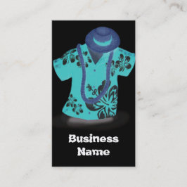 Visitekaartje van het Hawaiiaanse shirt
