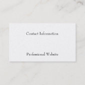 Visitekaartje van het hoofd voor AEA Actor (Achterkant)