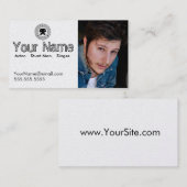 Visitekaartje van het hoofd voor de Werknemer (Voorkant / Achterkant)