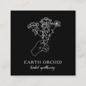 Visitekaartje van het kruidenkruid en van het vruc (Voorkant)