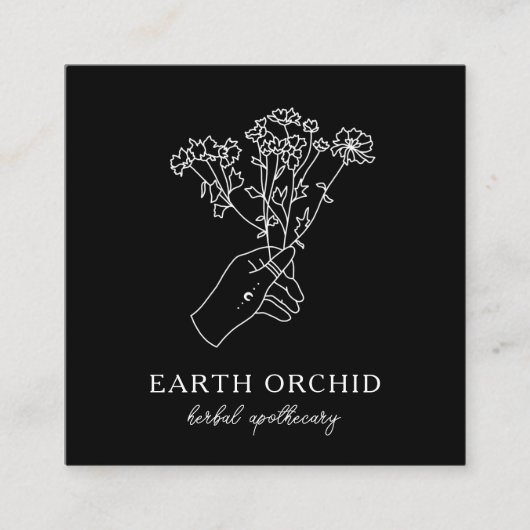 Visitekaartje van het kruidenkruid en van het vruc (Voorkant)