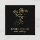 Visitekaartje van het kruidenkruid en van het vruc (Voorkant)