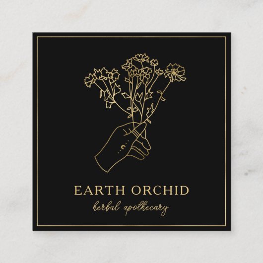 Visitekaartje van het kruidenkruid en van het vruc (Voorkant)