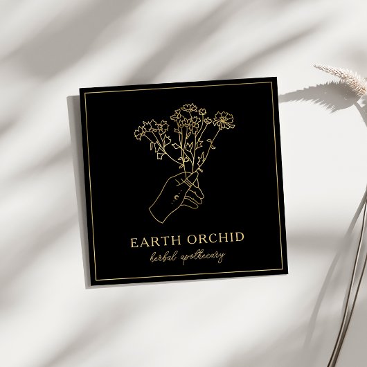 Visitekaartje van het kruidenkruid en van het vruc