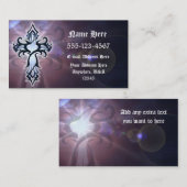 Visitekaartje van het kruidenkruis - Jezus (Voorkant / Achterkant)